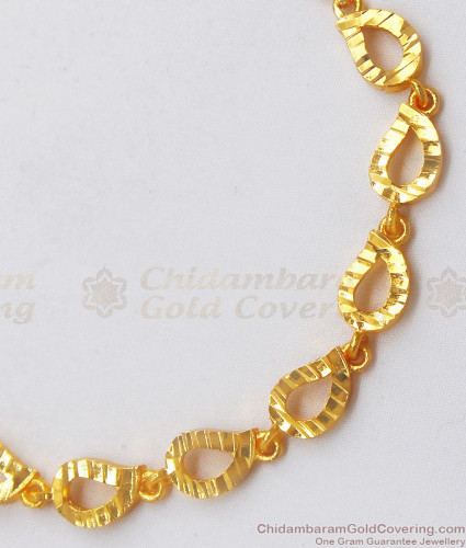1 Gram Gold Forming 3 Line Gorgeous Design Gold Plated Bracelet for Men -  Style B758 – Soni Fashion®