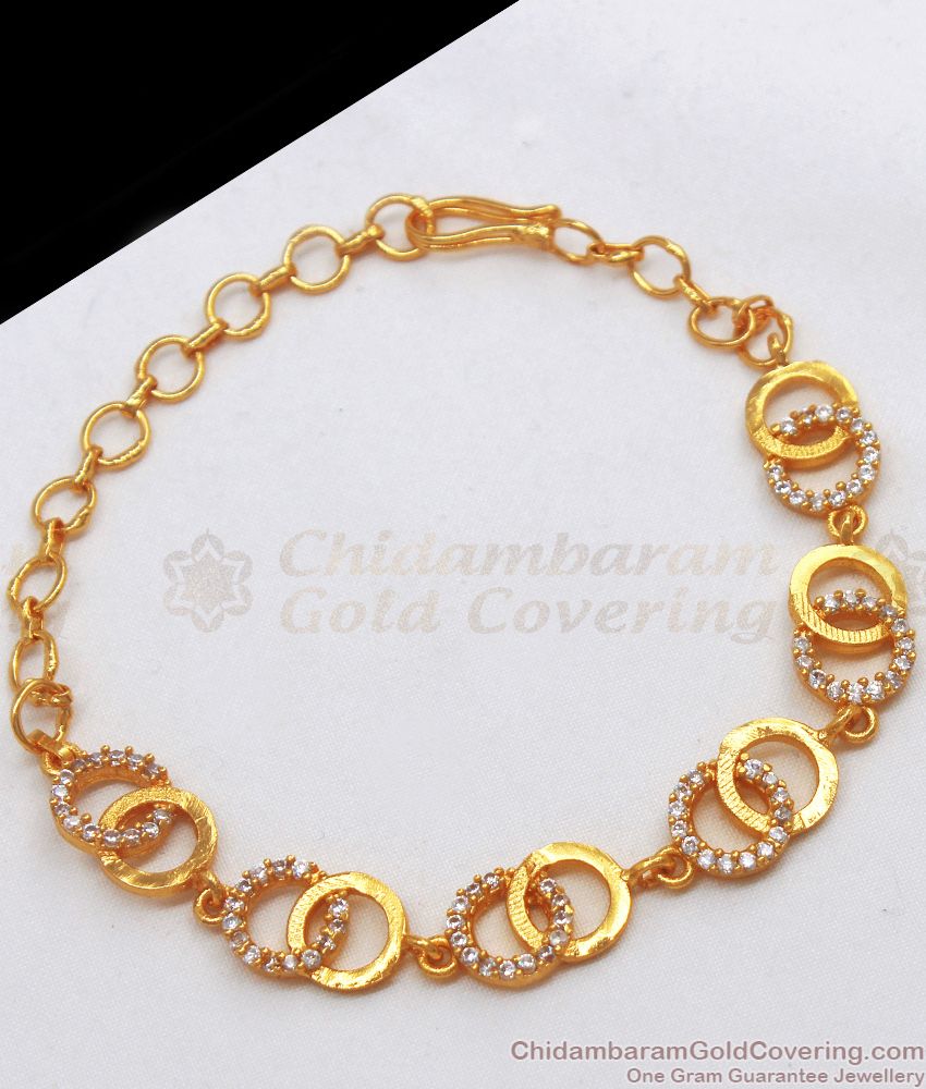 Modern Trendy Gold Plated Bracelets For Party Wear BRAC437