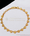 Gorgeous Heartin Design Gold Plated Bracelets BRAC456