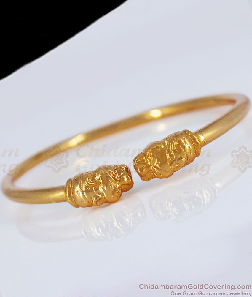 Tiger Design Impon Gold Bracelet Mens Wear BRAC467