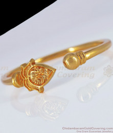 Murugan Seval Kodi Design Original Impon Gold Bracelet Mens Wear BRAC472 Murugan Seval Kodi Design Original Impon Gold Bracelet Mens Wear BRAC472