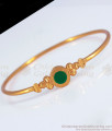 Simple Green Palakka Gold Bracelet Shop Online BRAC496