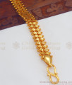 Double Line Gold Droplets Chain Bracelet Mens  Wear BRAC512