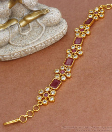 Ruby Kemp Jewelry Gold Bracelet Womens Fashion Collection BRAC522 Ruby Kemp Jewelry Gold Bracelet Womens Fashion Collection BRAC522