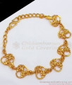 Latest Heart Shaped Gold Plated Bracelets Hook Type BRAC541 Latest Heart Shaped Gold Plated Bracelets Hook Type BRAC541