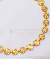 One Gram Gold Plated Bracelet Flower Design Shop Online BRAC550