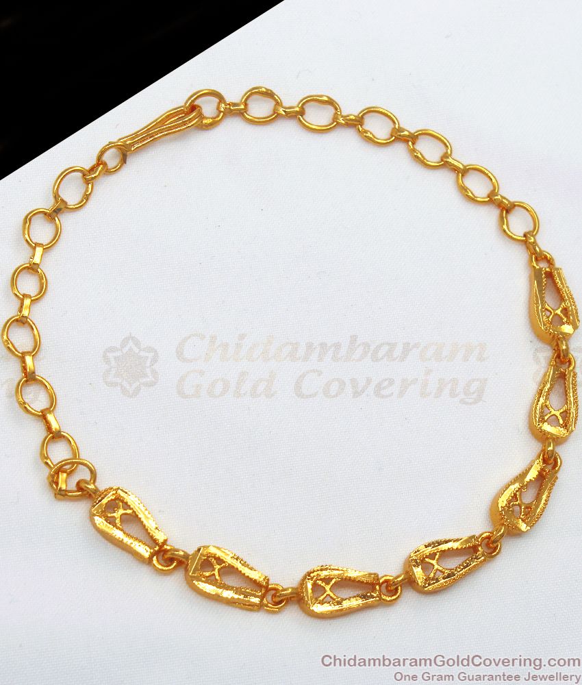 Unique One Gram Gold Bracelet Office Wear Womens Fashion BRAC552