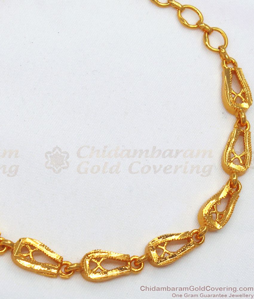 Unique One Gram Gold Bracelet Office Wear Womens Fashion BRAC552