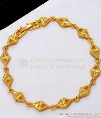 Party Wear Gold Bracelet Diamond Shaped Womens Fashion jewelry BRAC554 Party Wear Gold Bracelet Diamond Shaped Womens Fashion jewelry BRAC554