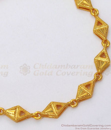 Party Wear Gold Bracelet Diamond Shaped Womens Fashion jewelry BRAC554