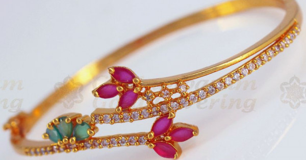 POSY BRACELET MULTI / GOLD PLATED