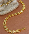 New Valentine Pattern Gold Plated Bracelet Shop Online BRAC566