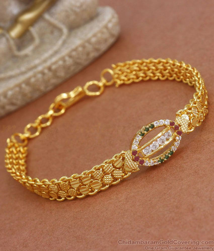 Ladies fancy leave bracelet | Gold bracelet for girl, Gold bangles design,  Bracelet designs