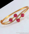 One Gram Gold Open Type Stone Bracelet Collections Shop Online BRAC575