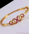 Gold Bracelet Unique Oval Design Online Fashion Jewelry BRAC586