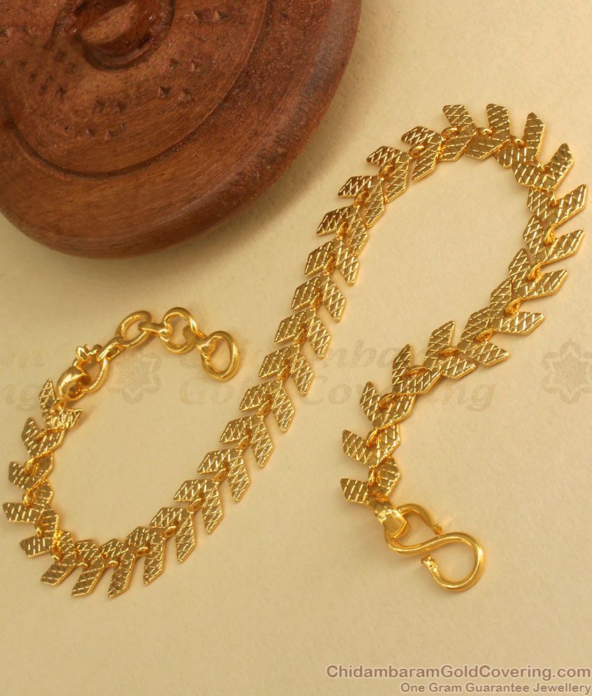 One Gram Gold Bracelet Arrow Design Womens Fashion BRAC594
