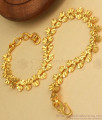 Stylish One Gram Gold Bracelet Heart Petals Design BRAC598