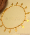 Trendy Gold Plated Bracelet Hanging Tree Design BRAC599