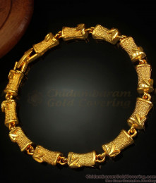 One Gram Gold Bracelet Mens Fashion Collections BRAC606 One Gram Gold Bracelet Mens Fashion Collections BRAC606