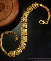 Thick Gold Plated Bracelet Flower Design Womens Fashion BRAC608