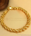 Thick Handcrafted Gold Bracelets Mens Fashion Collection BRAC616