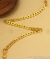 Simple Mens Gold Plated Bracelet Chain Type BRAC617