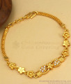 Trendy Multi Stone One Gram Gold Bracelet Online Fashion BRAC618