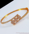 Stunning One Gram Gold Bracelet Diamond Stone BRAC627