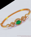 24Kt Gold Plated Bracelet Emerald Stone Womens Collection BRAC628