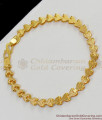 Sparkling Gold Light weight Bracelet Party Wear Jewelry For Ladies Online BRAC064