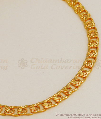 Buy Memoir Gold plated Figaro chain design Fashion Bracelet Men Women  Stylish at Amazonin