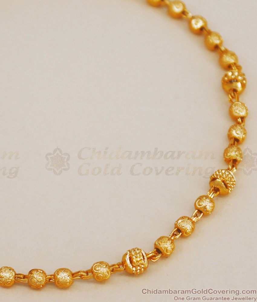 Golden Ball Design Bracelet 1 Gram Jewelry BRAC653