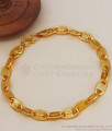 Thick Mens Fashion Gold Plated Bracelet Party Wear Design BRAC655