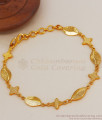 Beautiful Star Pattern Gold Plated Bracelet Party Wear BRAC657