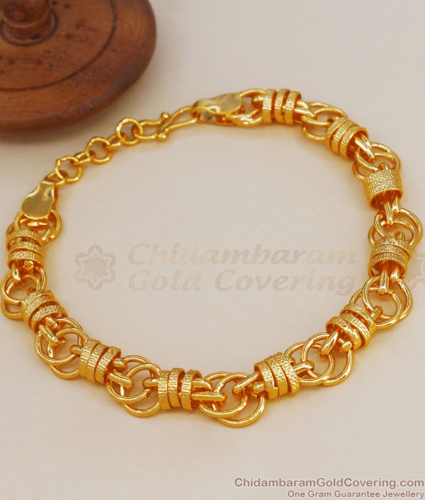 Latest Gold Imitation Bracelet For Men Hip Hop Collection BRAC660