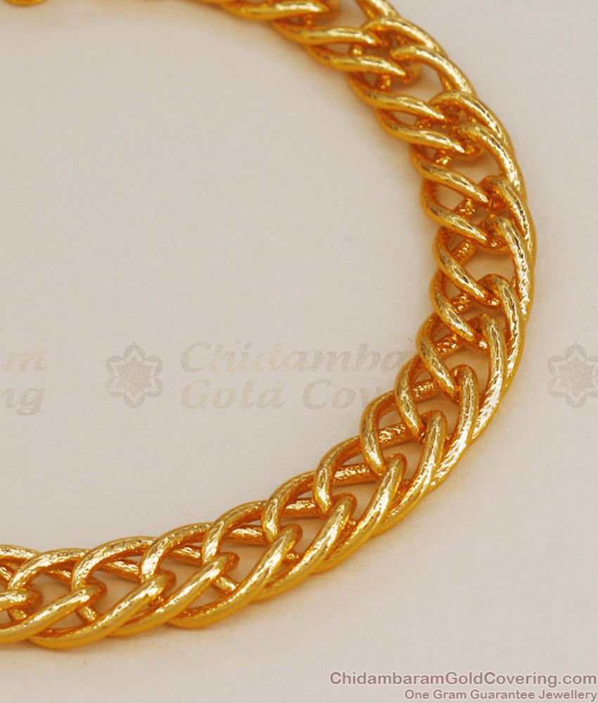 1 Gram Gold Bracelet For Mens Chain Type Bracelet BRAC661