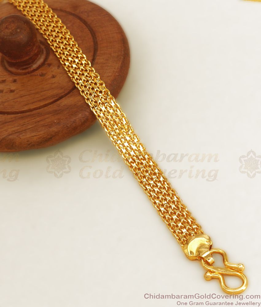 Mens Gold Bracelet Daily Wear Collections BRAC666