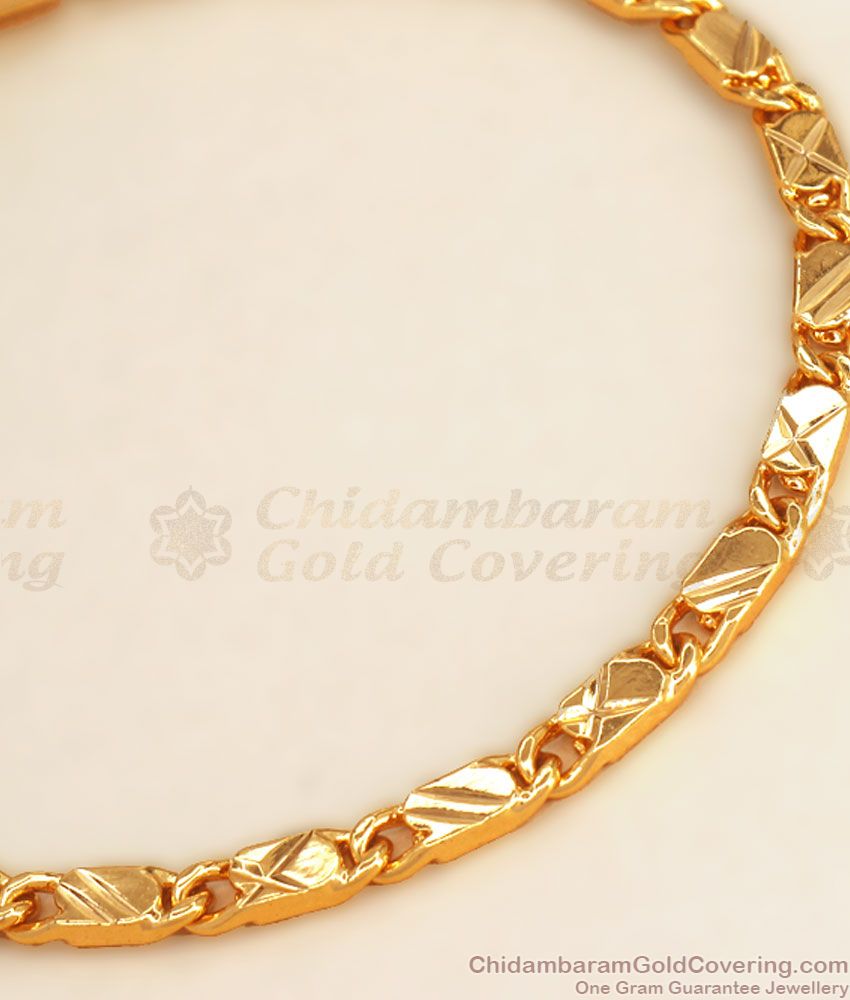 Daily Wear One Gram Gold Bracelet For Men BRAC667