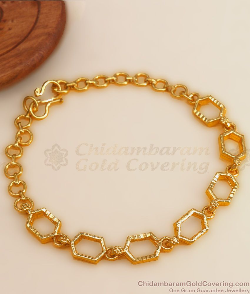 One Gram Gold Bracelet Collections For Womens Daily Use BRAC671