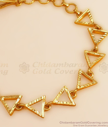 Designer Savati Solid 18KGold Chain Bracelet | CultureTaste