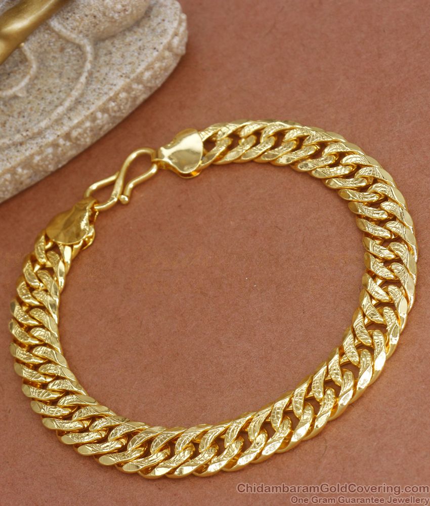22kt Gold Bracelet Collections For Mens Daily Wear BRAC685