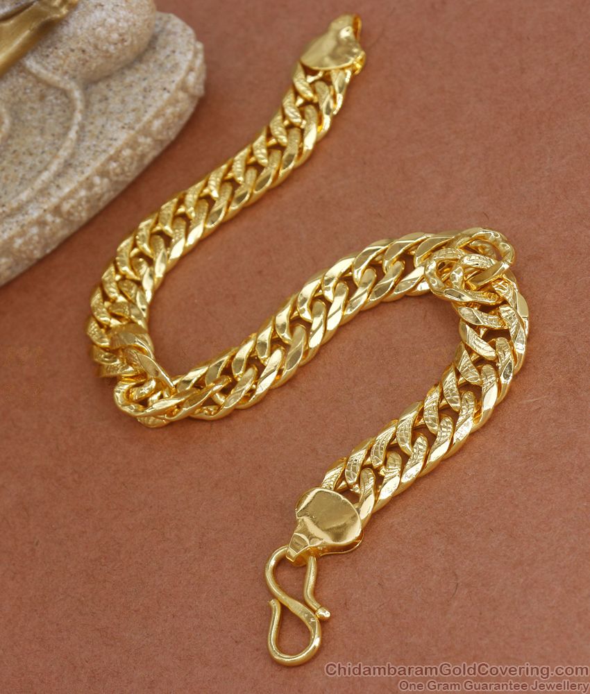 22kt Gold Bracelet Collections For Mens Daily Wear BRAC685