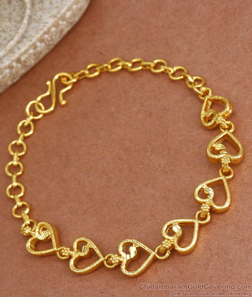 Valentine Heart Design Light Weight Bracelet Collection For Women BRAC686