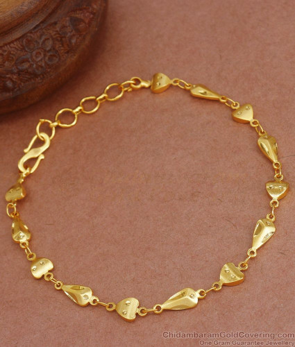 22KT Gold Beaded Bracelet for Children