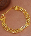 Stylish Ruby White Stone Gold Bracelet Bridal Wear Collections BRAC694