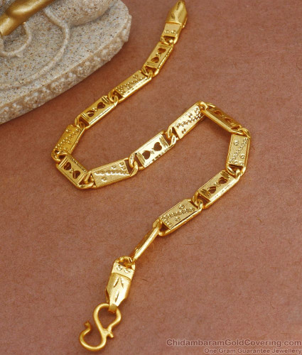Delight Jewelry Silvertone Large Initial - Y - Gold-tone Flower Link Chain  Bracelet, 6.75
