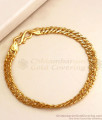 Mens Bridal Wear Forming Gold Bracelet Shop Online BRAC711