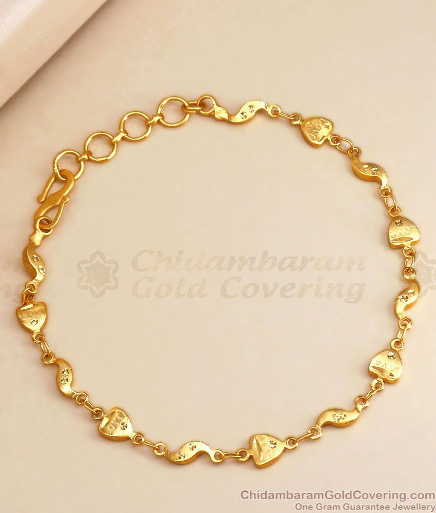 New 2 Gram Forming Gold Bracelet Shop Online BRAC714