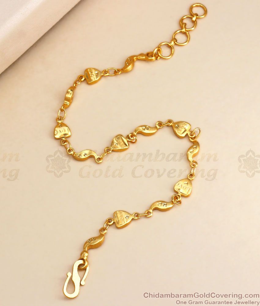 New 2 Gram Forming Gold Bracelet Shop Online BRAC714