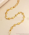 Trendy Womens Forming Gold Bracelet Shop Online BRAC716